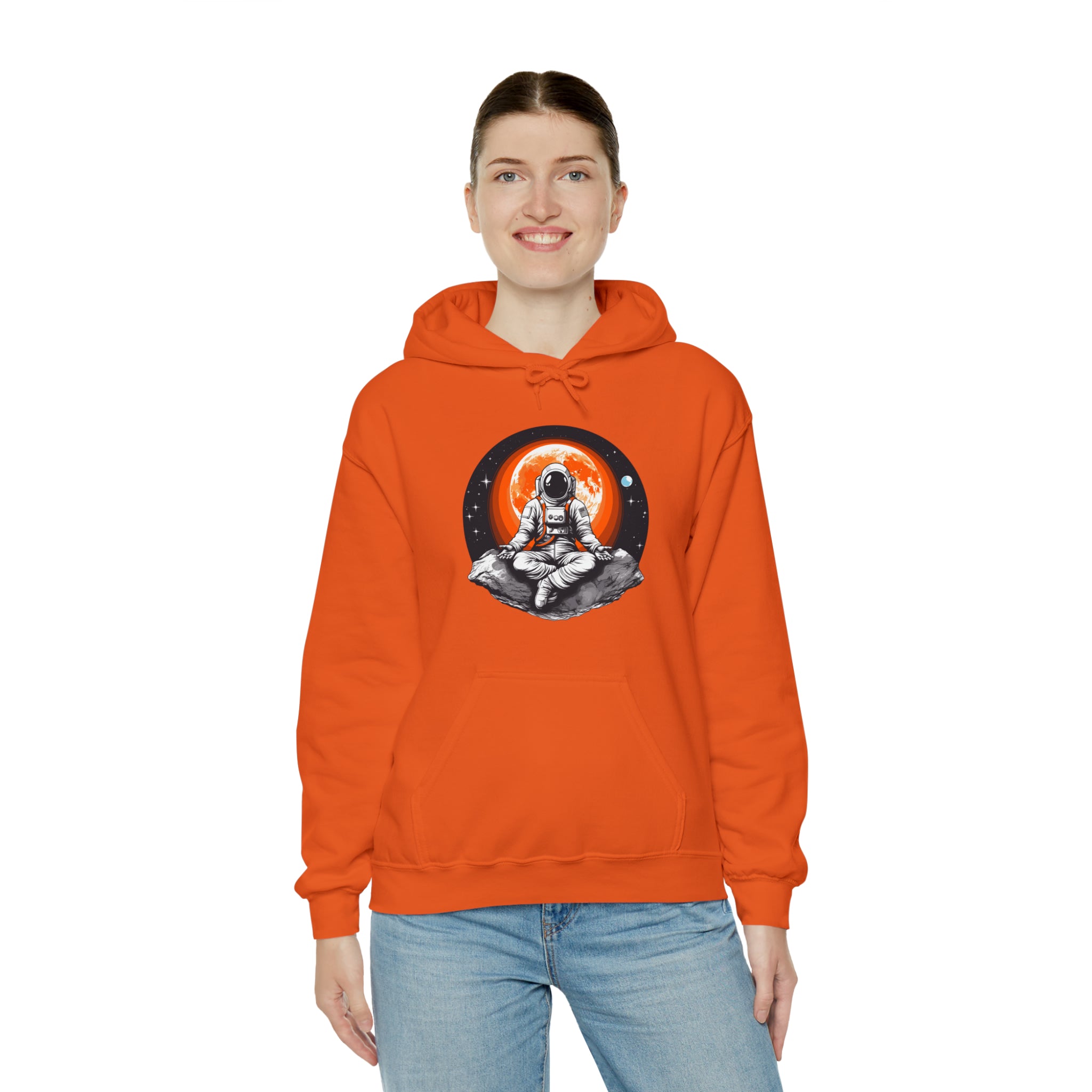 Unisex Meditating Astronaut Hoodie   