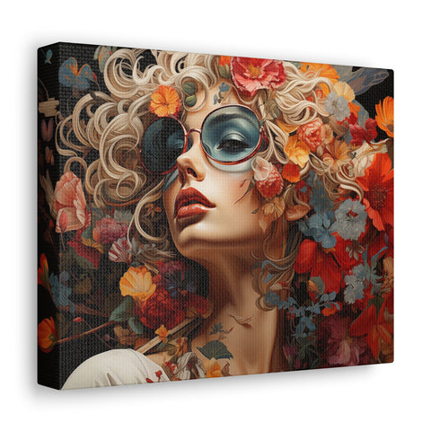 Flower Woman Wall Art   