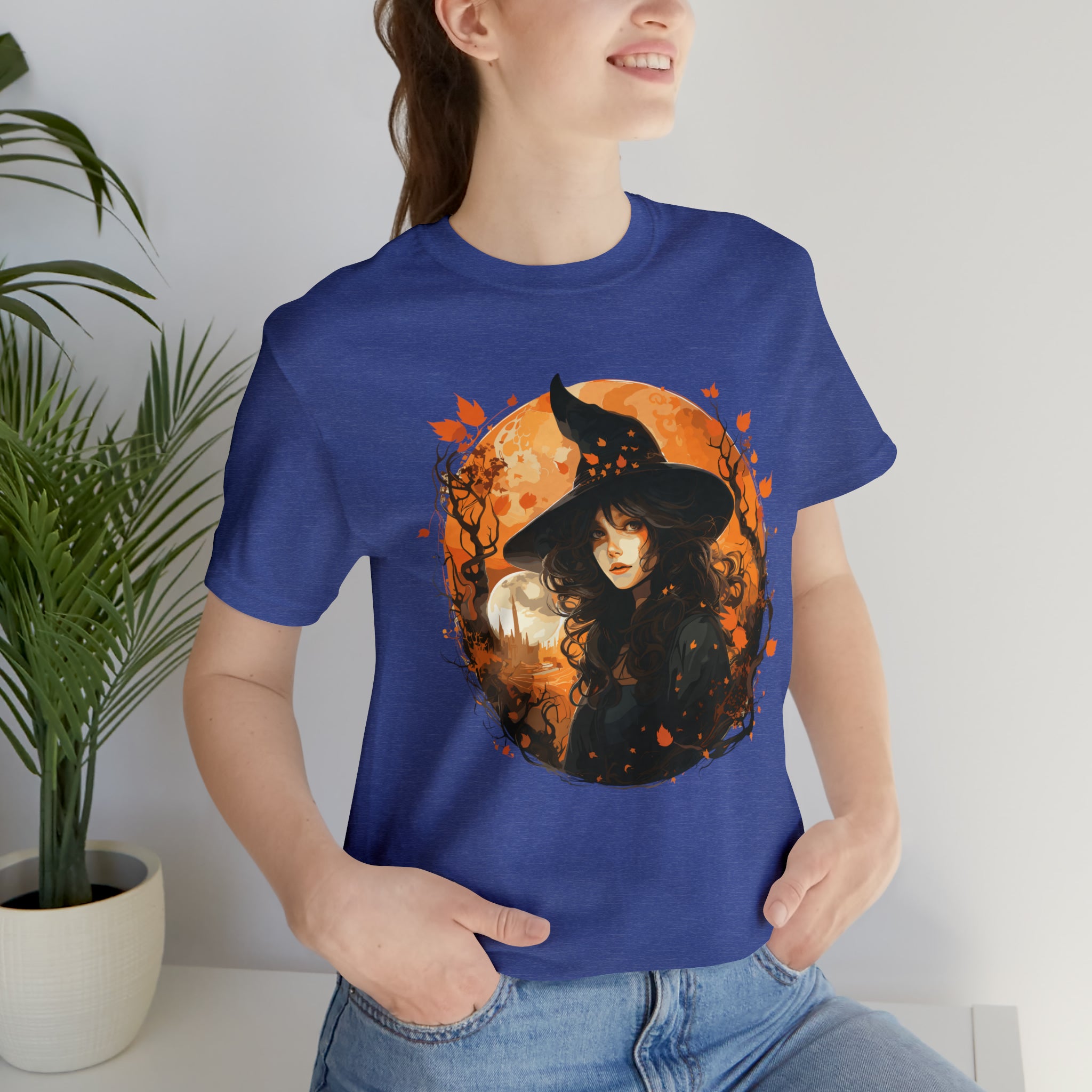 Unisex Autumn Witch T Shirt   