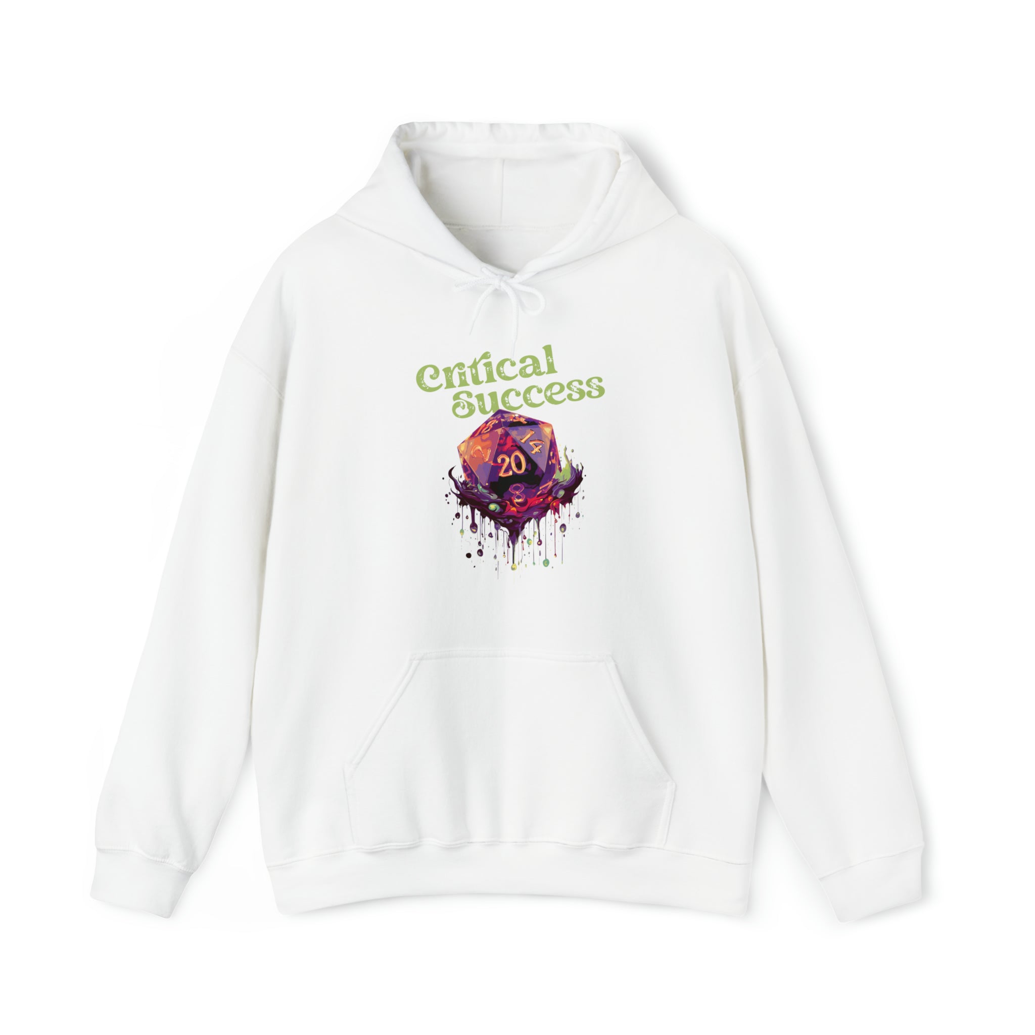 Unisex Critical Success Hoodie White S 