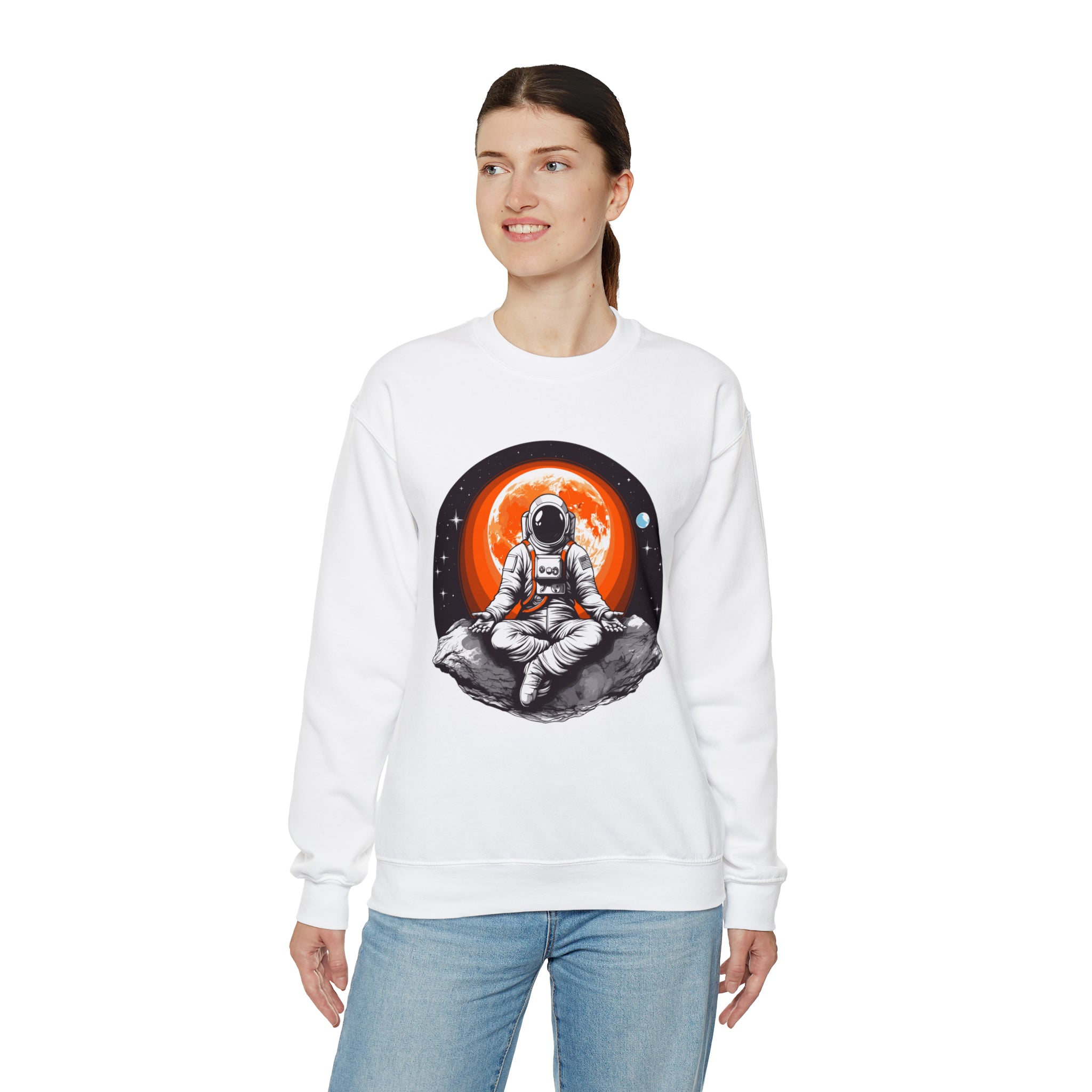 Unisex Meditating Astronaut Sweatshirt   