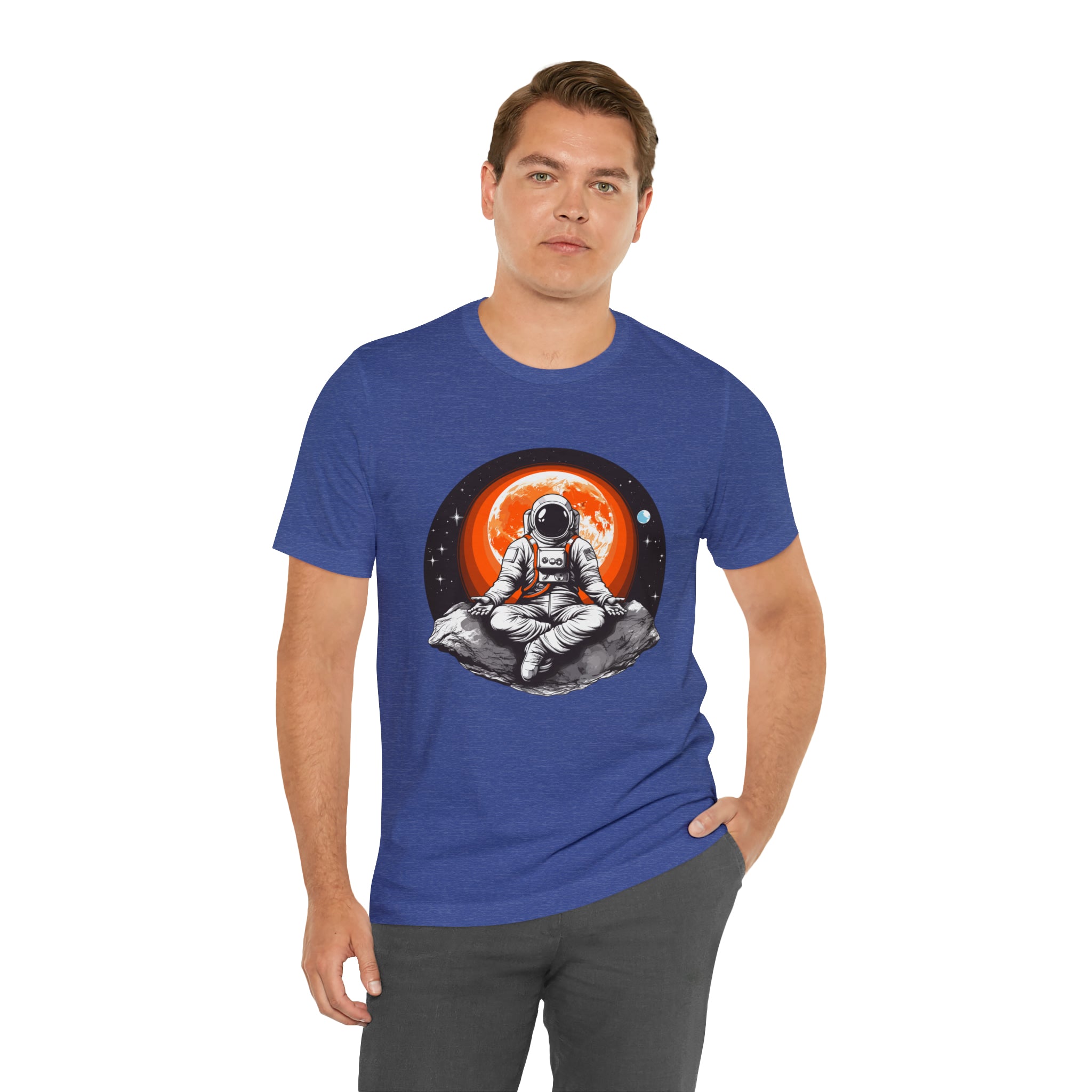 Unisex Meditating Astronaut T Shirt   