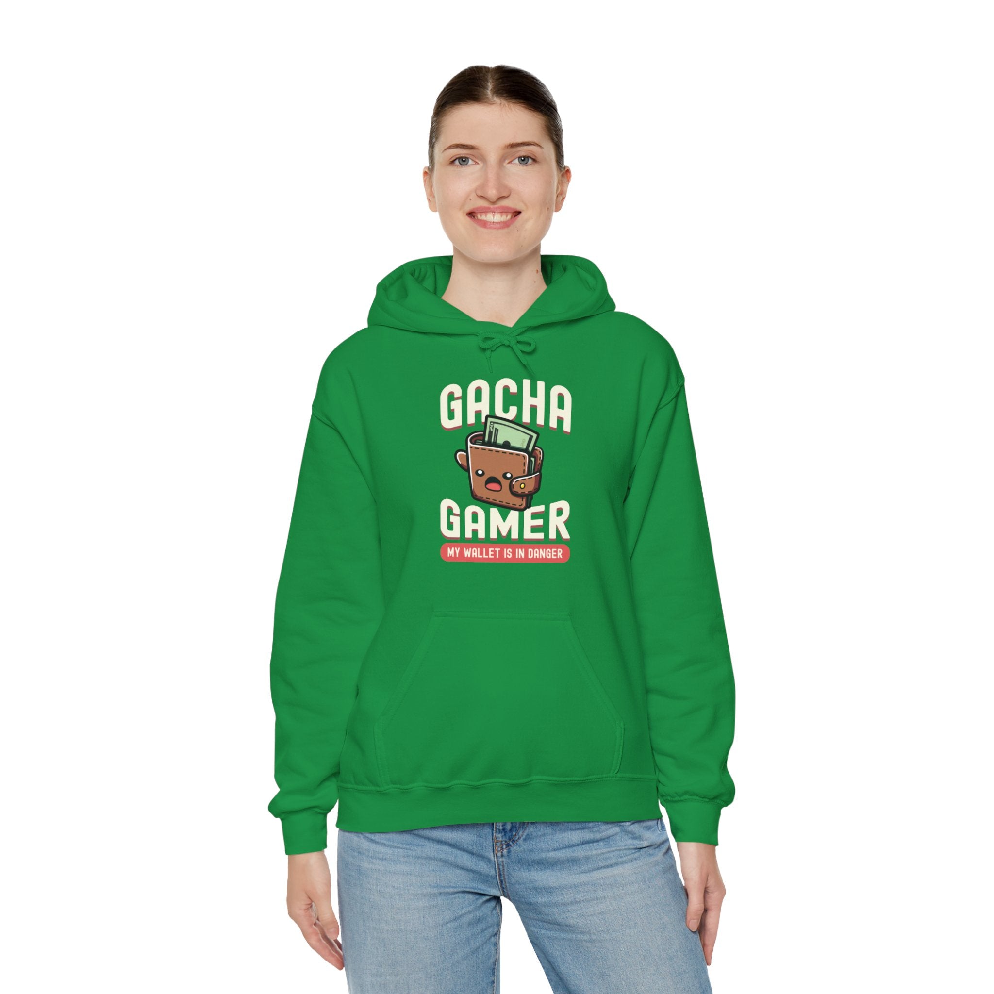 Unisex Gacha Gamer My Wallet is in Trouble Hoodie   