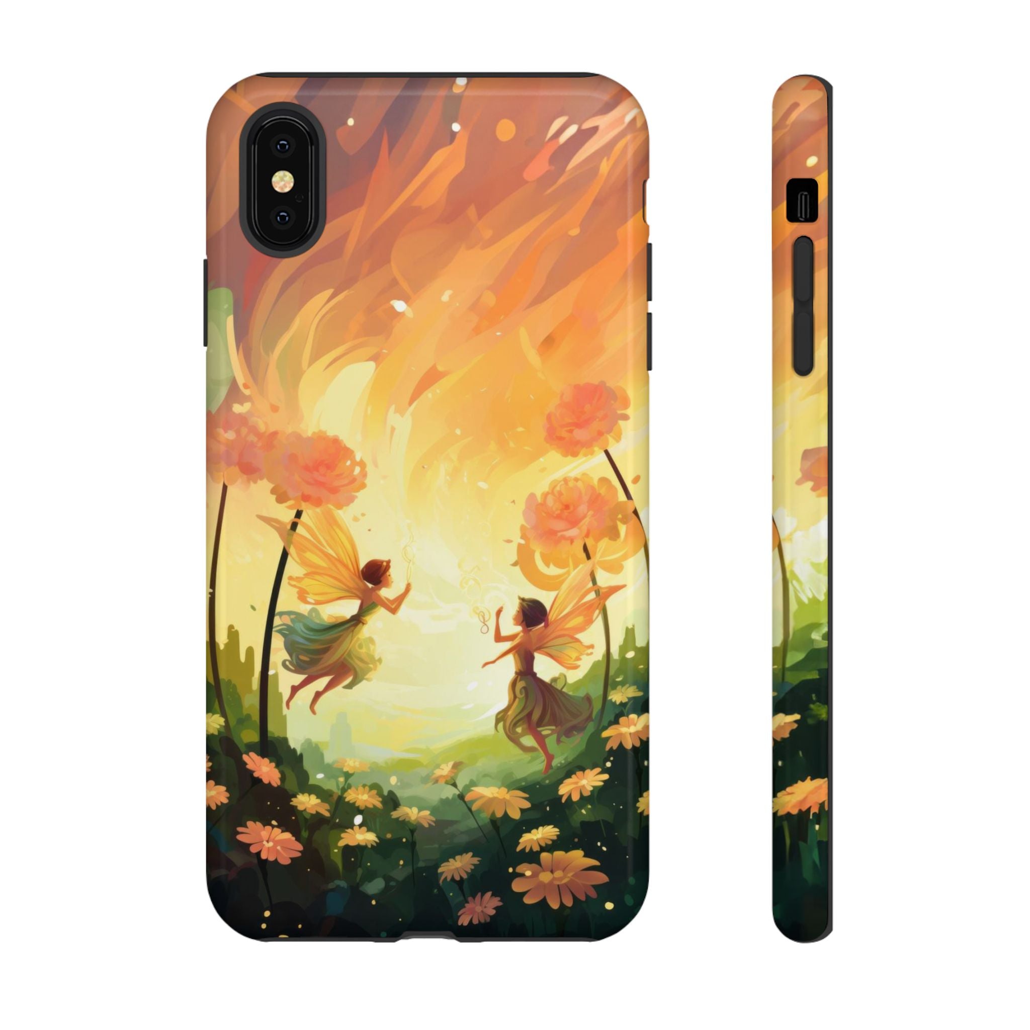 Fairy Flowers Phone Case iPhone XS MAX Glossy