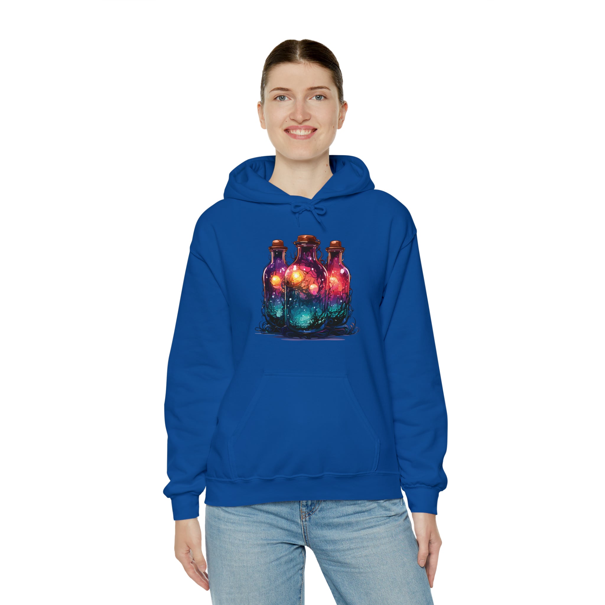 Unisex Dark Magic Bottles Hoodie   