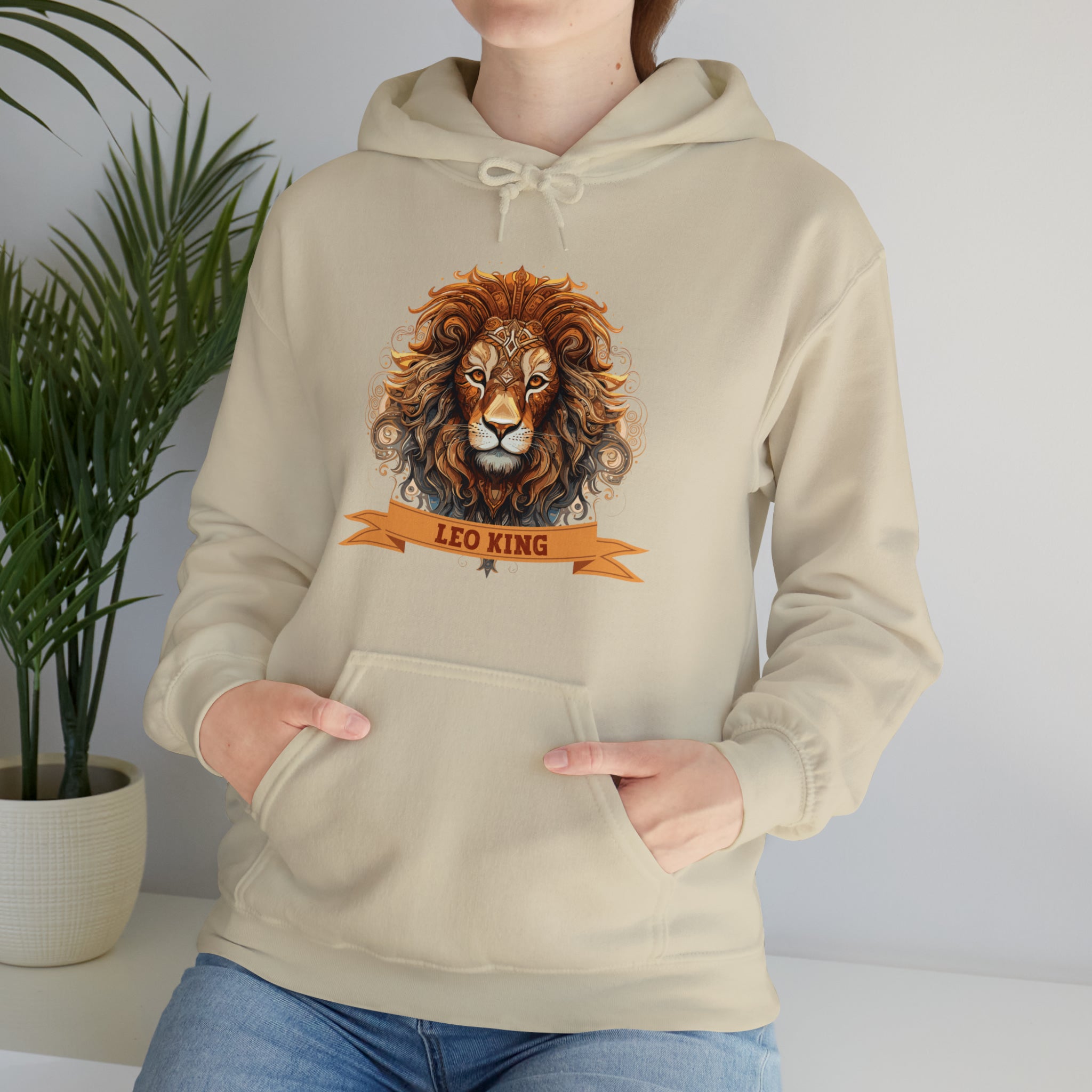 Mens Leo King Hoodie   