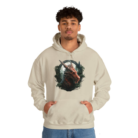 Unisex Dragon Face Hoodie   