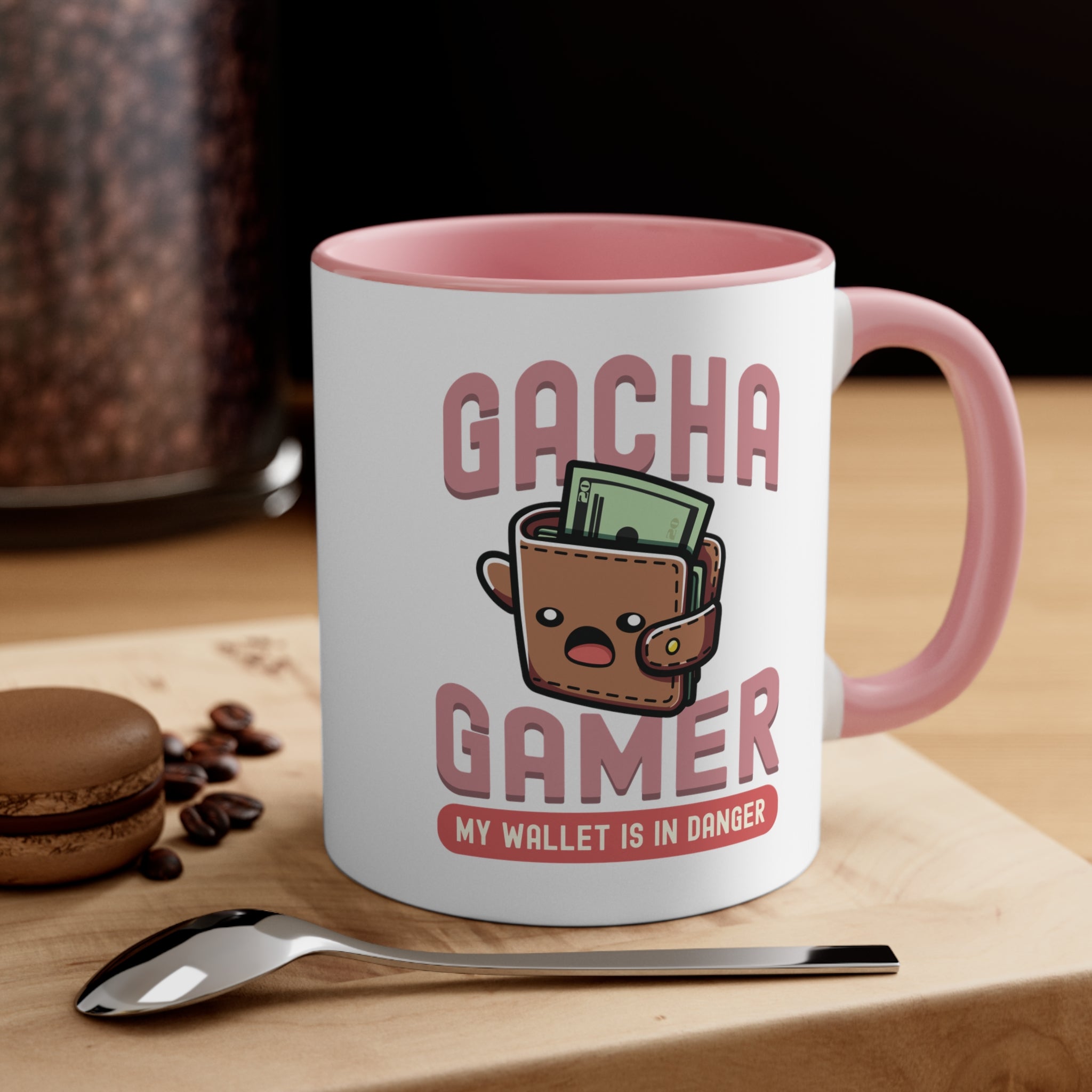 11oz Gacha Gamer My Wallet is in Danger Coffee Mug   