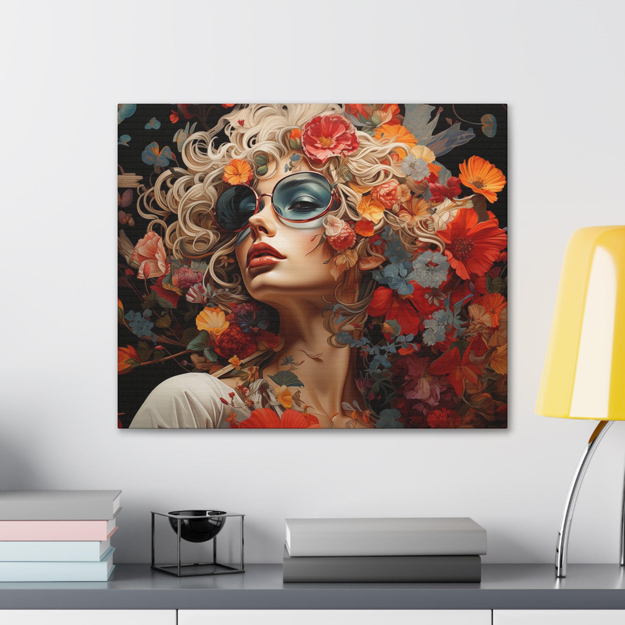 Flower Woman Wall Art   