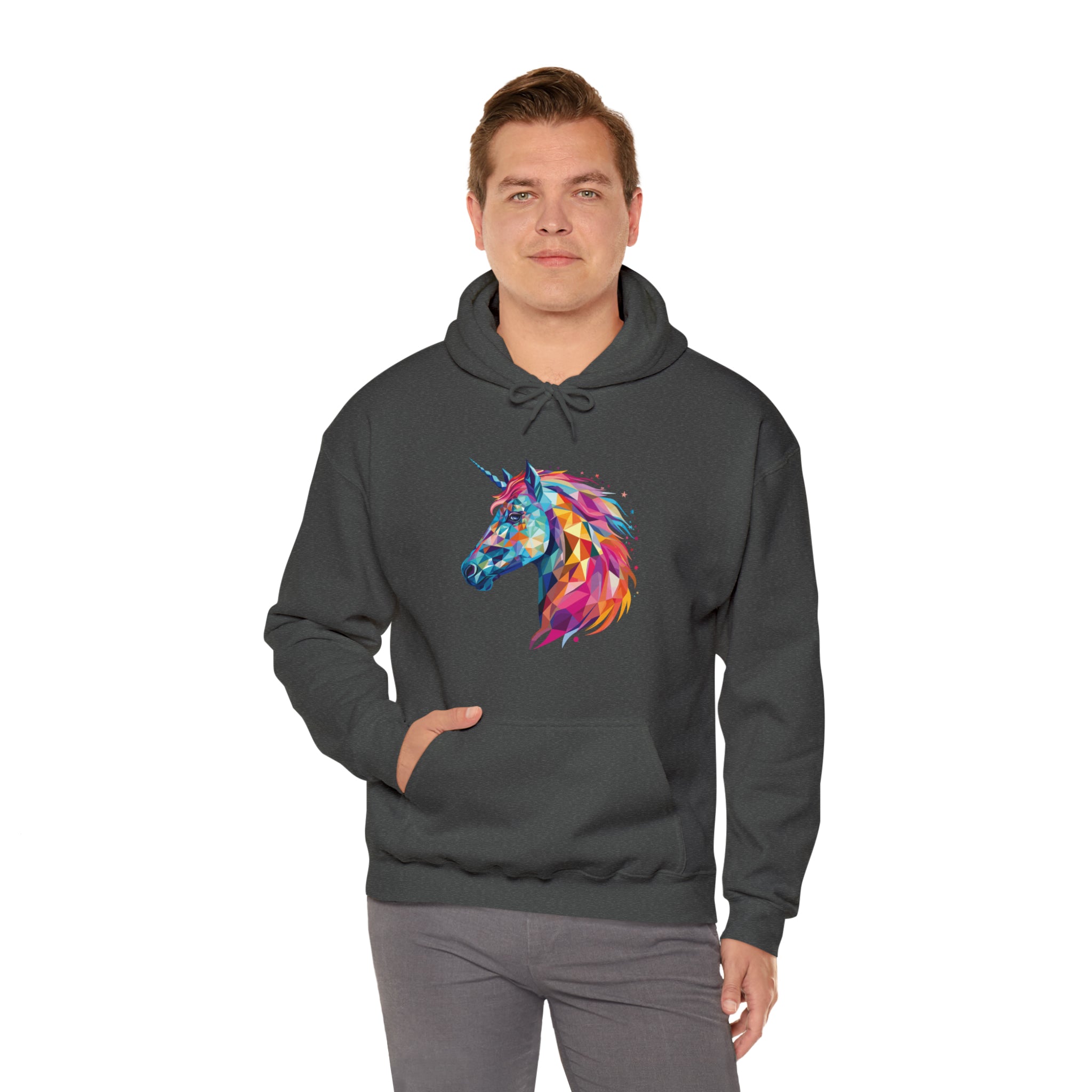 Unisex Crystallized Unicorn Mane Hoodie   