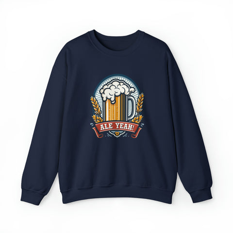 Unisex Ale Yeah Sweatshirt S Navy 