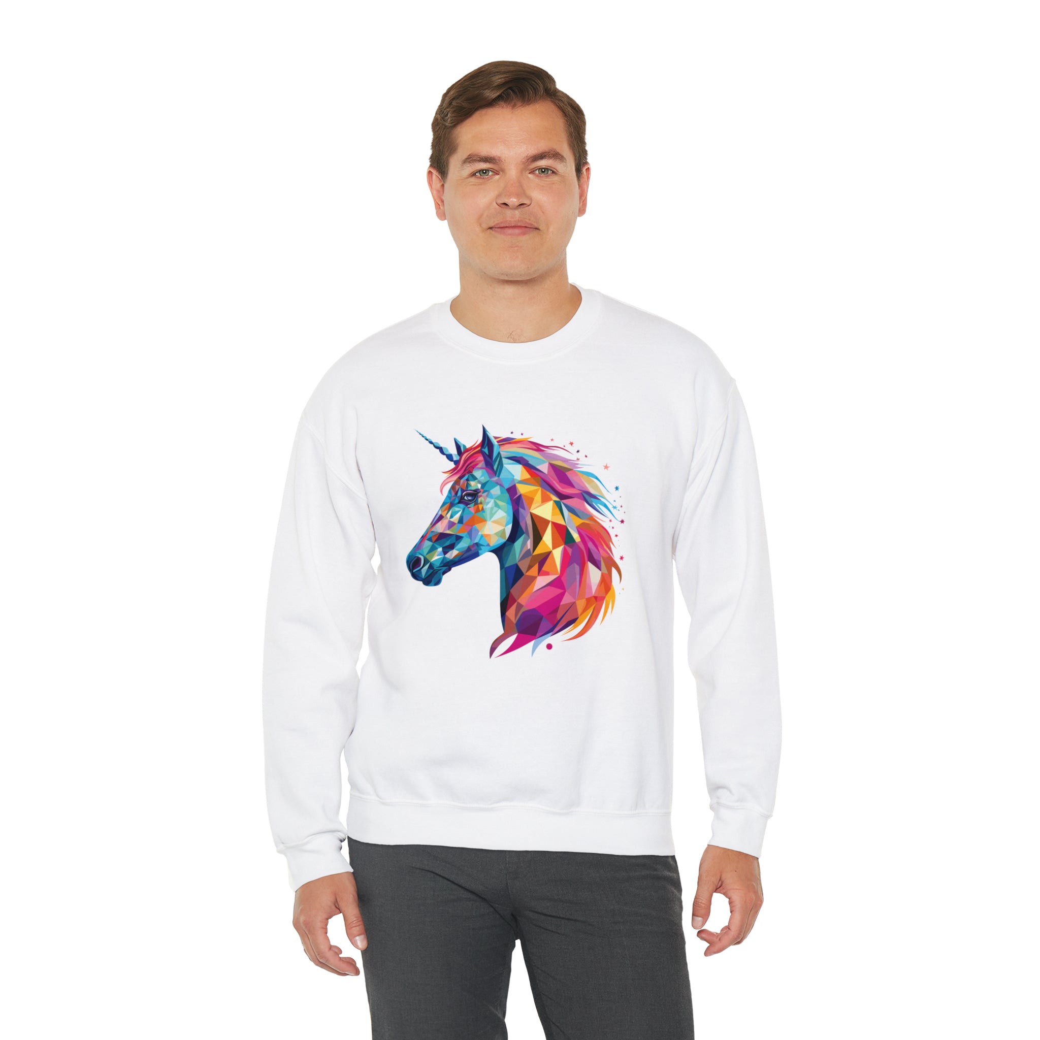 Unisex Crystallized Unicorn Mane Sweatshirt   