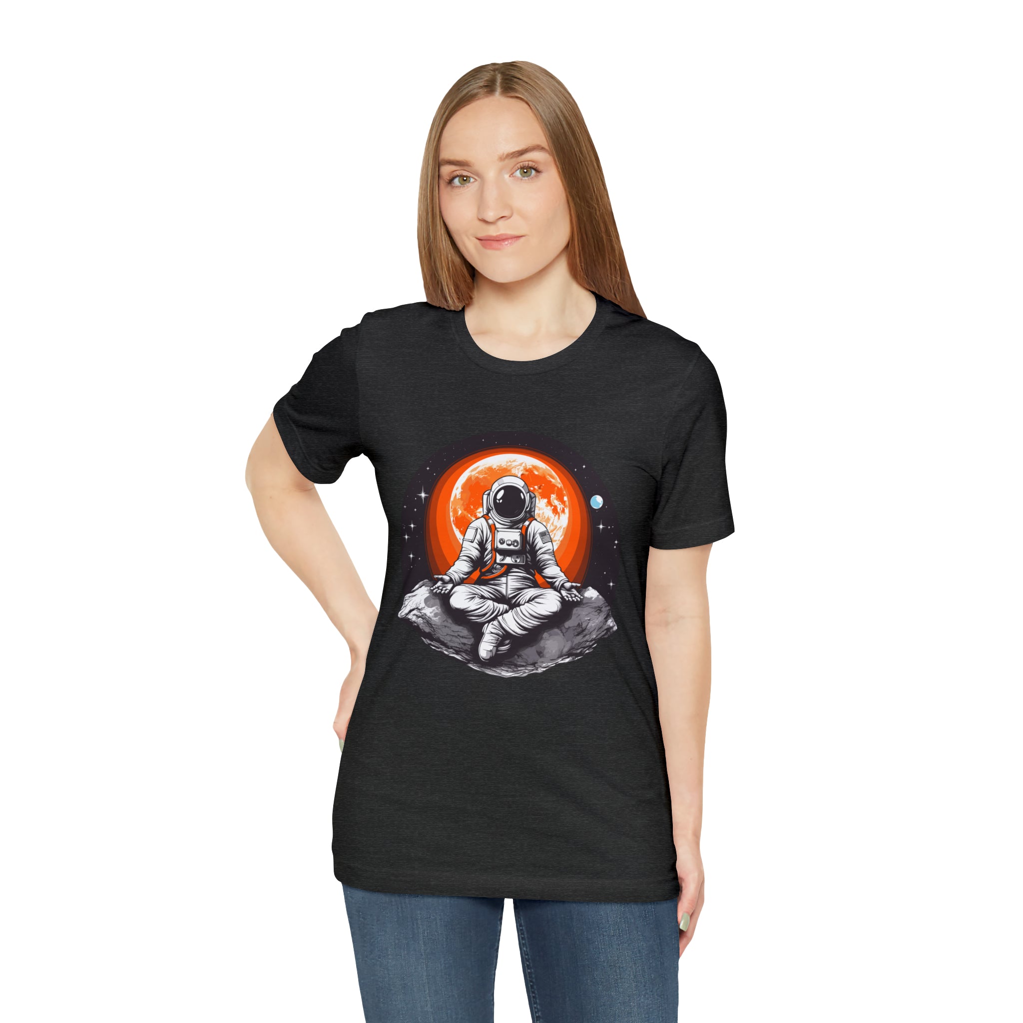 Unisex Meditating Astronaut T Shirt   