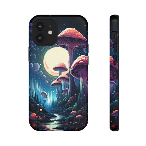 Mushroom Moonlight Phone Case iPhone 12 Mini Glossy 