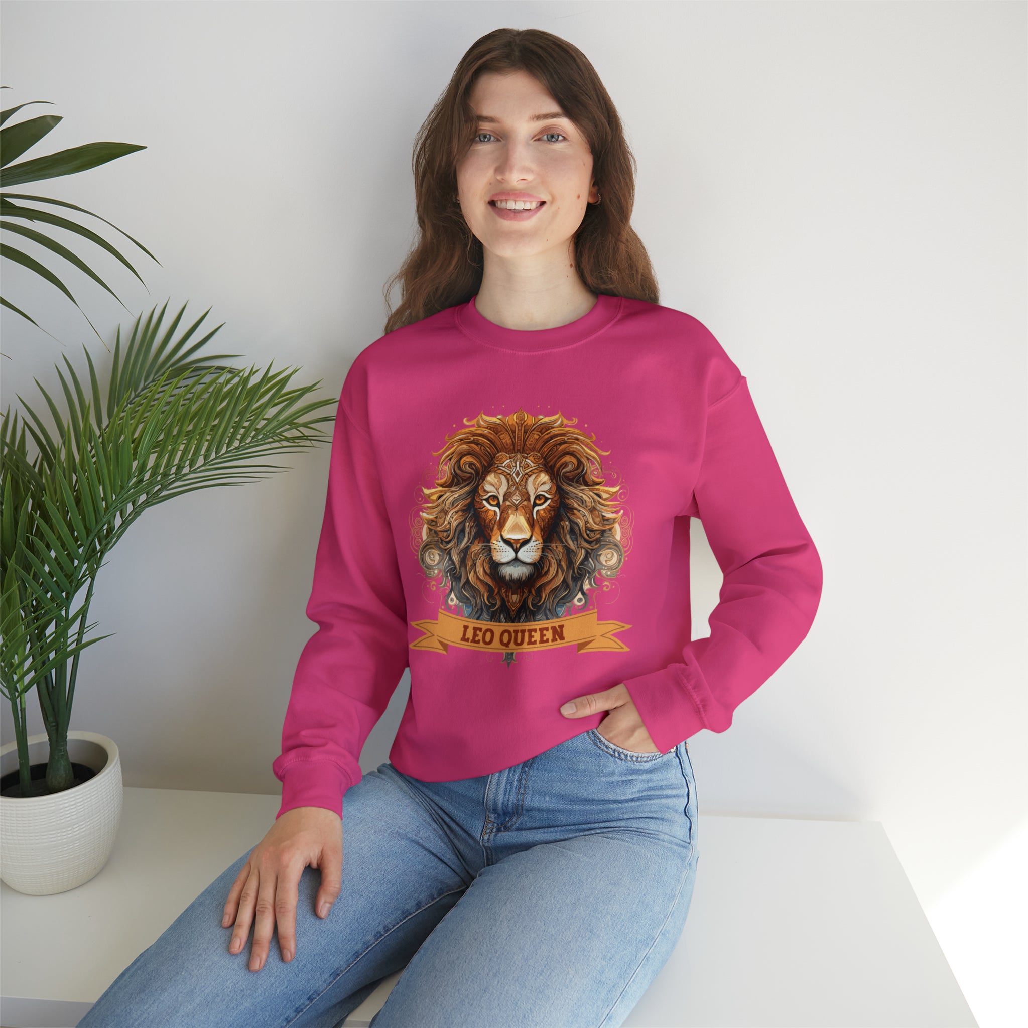 Womens Leo Queen Sweatshirt   