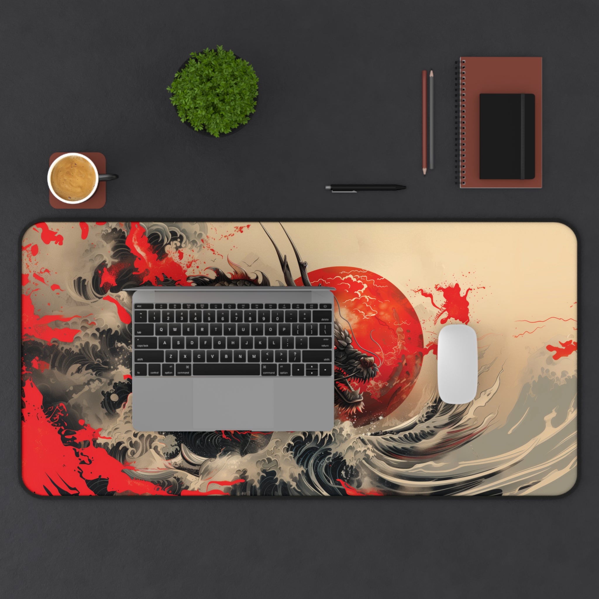 Japanese Dragon Desk Mat   