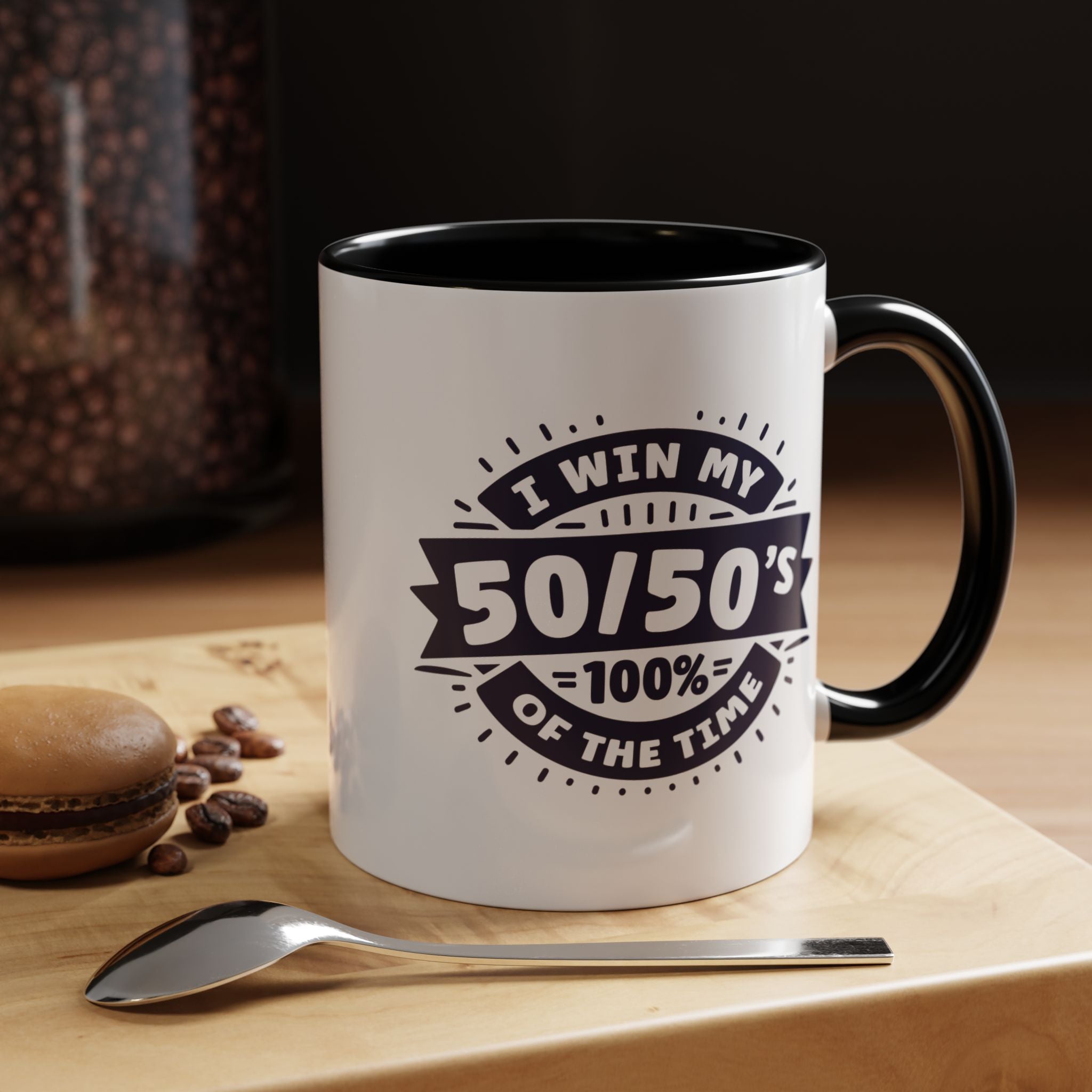 11oz 50 50 Winner Gacha Coffee Mug