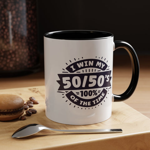 11oz 50 50 Winner Gacha Coffee Mug