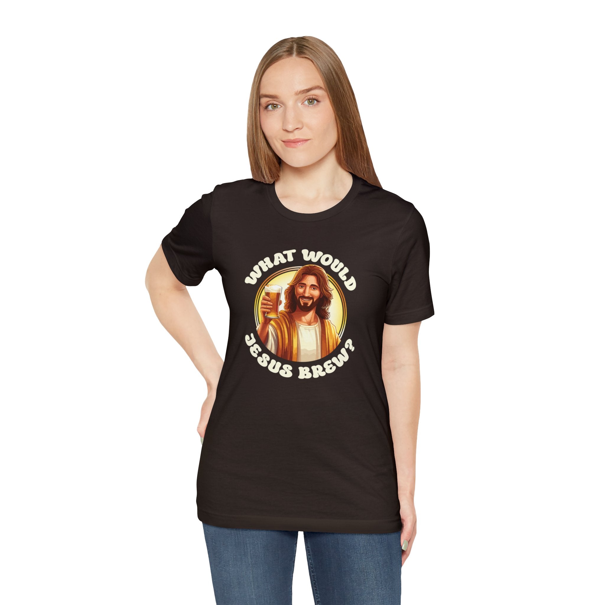 Unisex What Would Jesus Brew Beer T Shirt   