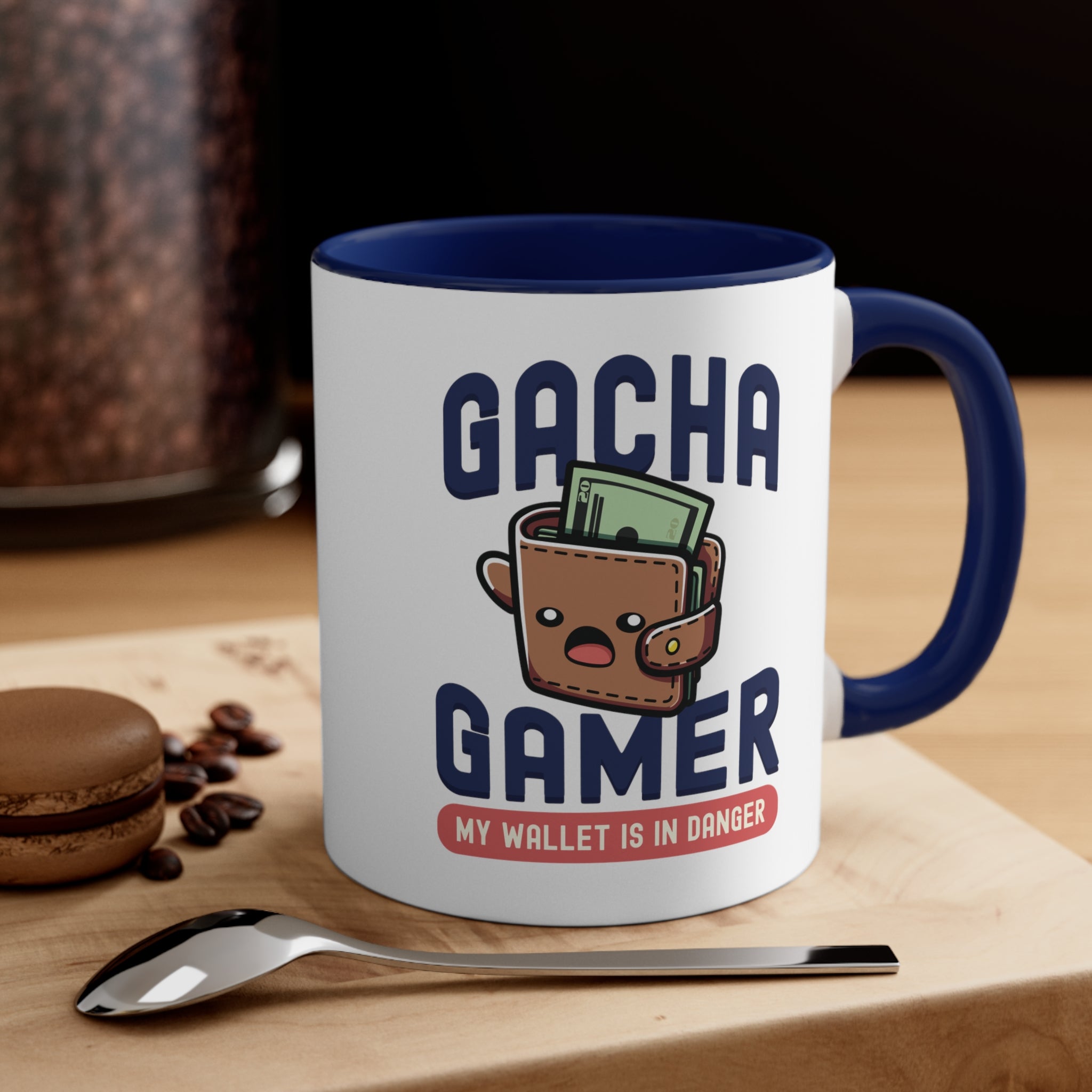 11oz Gacha Gamer My Wallet is in Danger Coffee Mug   