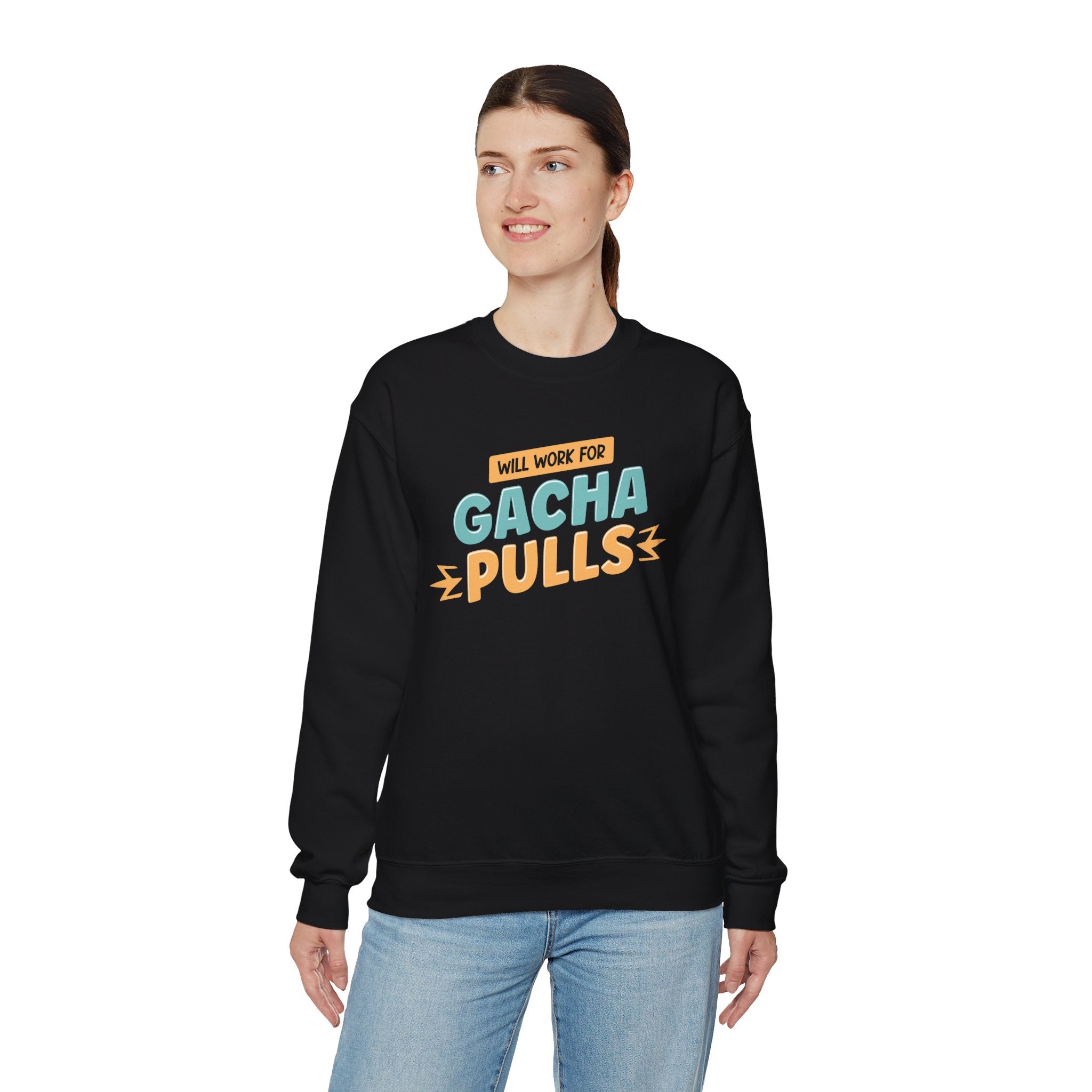 Unisex Will Work for Gacha Pulls Sweatshirt   