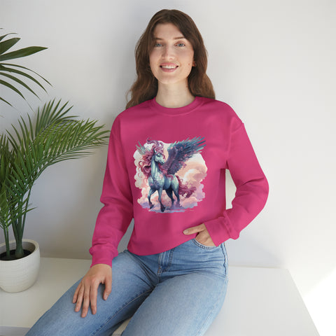 Unisex Pegasus Clouds Sweatshirt   