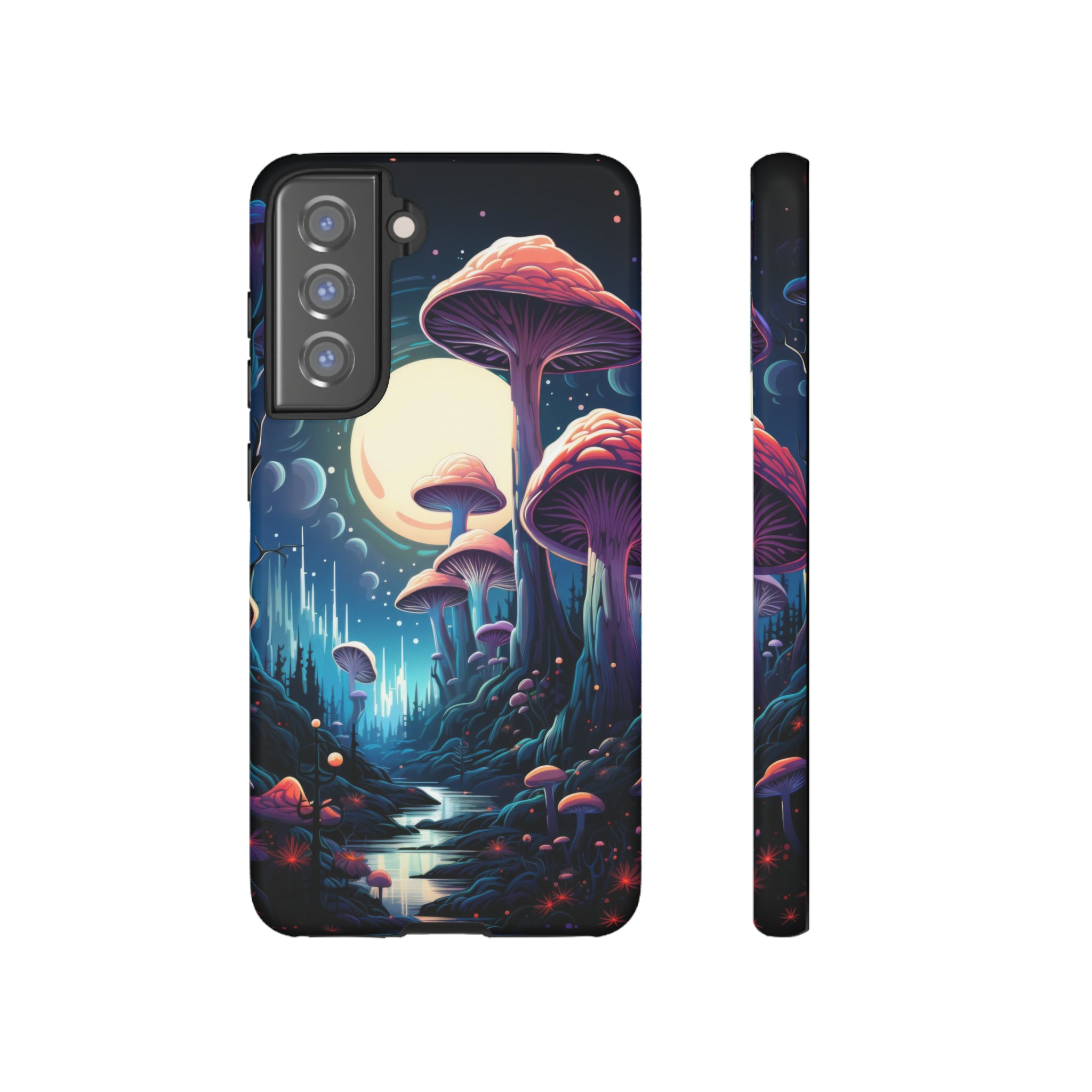 Mushroom Moonlight Phone Case Samsung Galaxy S21 FE Matte 