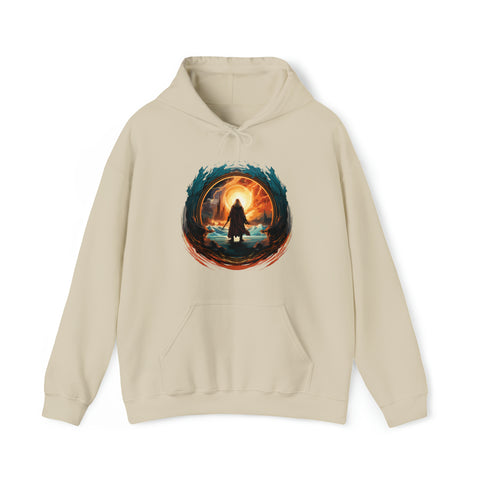 Unisex Wizard Portal Hoodie Sand S 