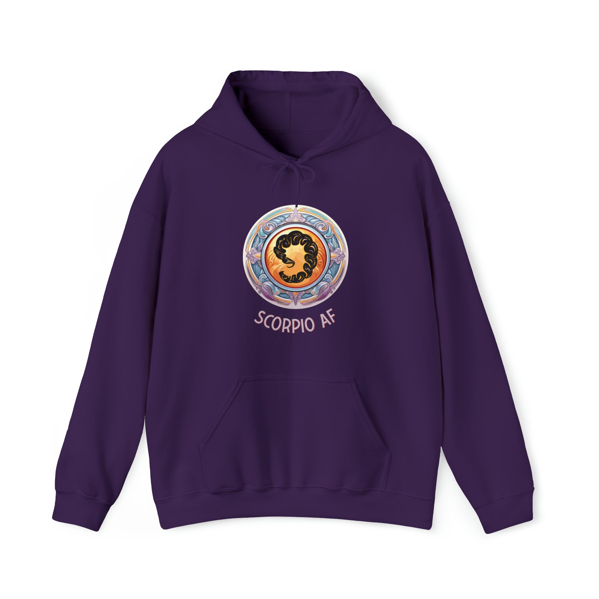 Unisex Scorpio AF Hoodie Purple S 