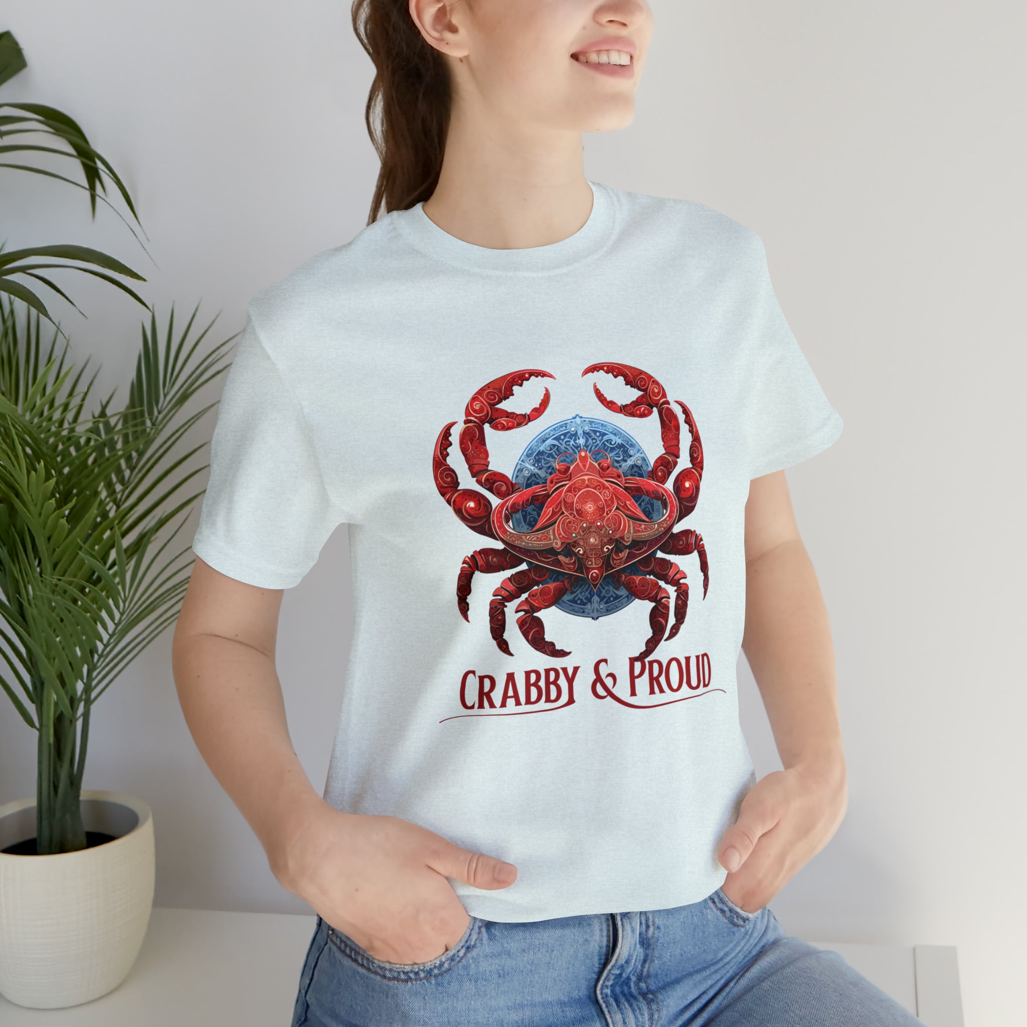 Unisex Cancer Crab T Shirt   