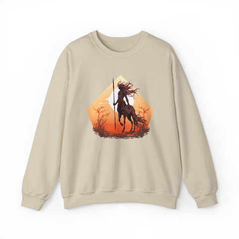 Unisex Centaur Warrior Sweatshirt S Sand 