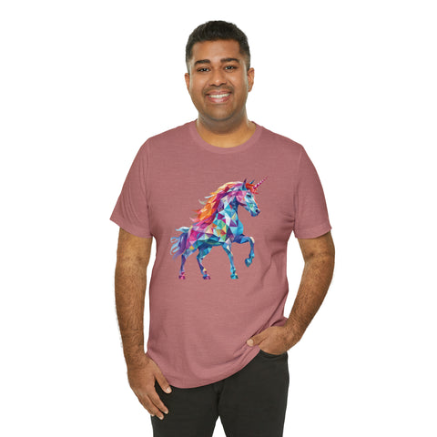 Unisex Crystallized Unicorn T Shirt   