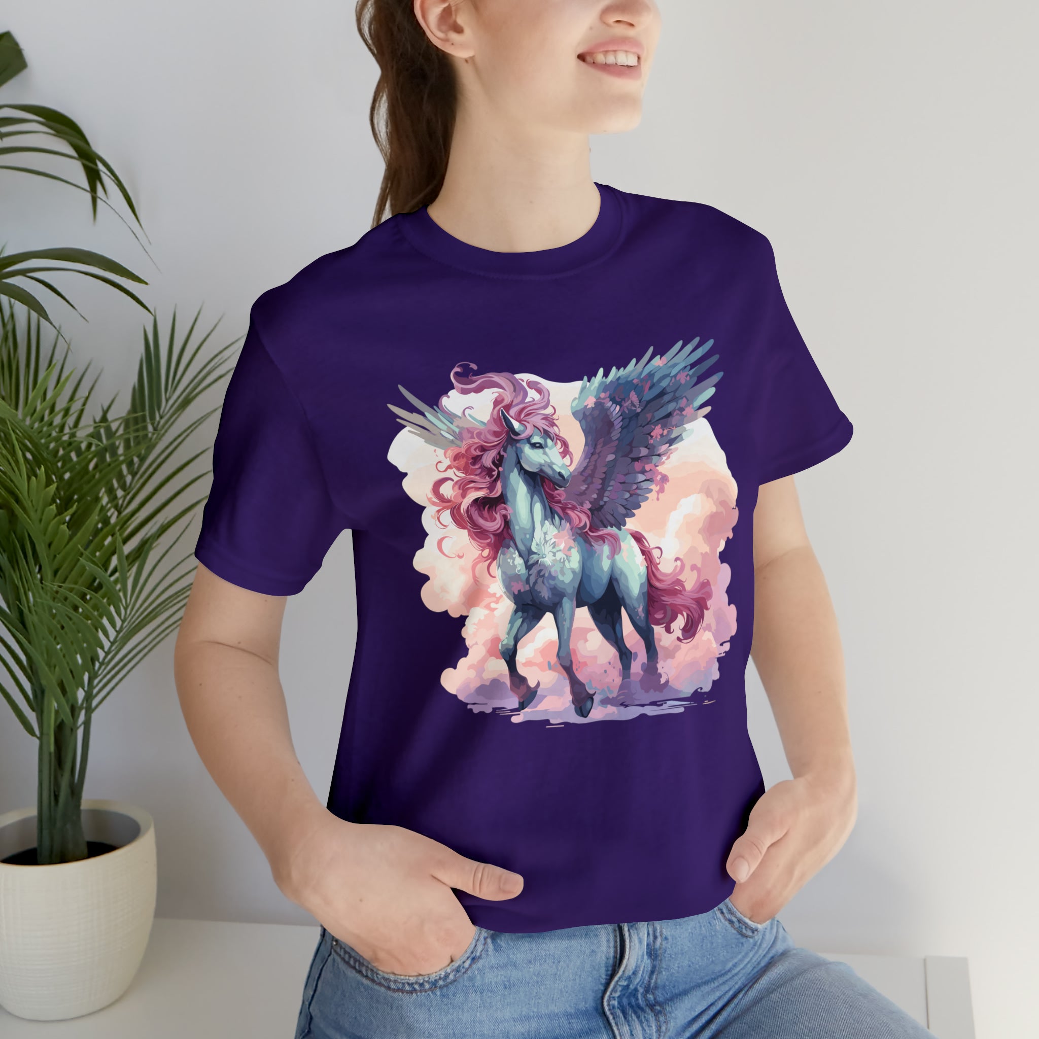 Unisex Pegasus Clouds T Shirt   