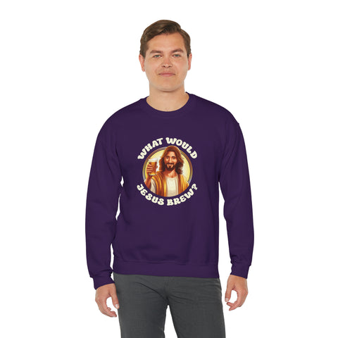 Unisex What Would Jesus Brew Beer Sweatshirt   