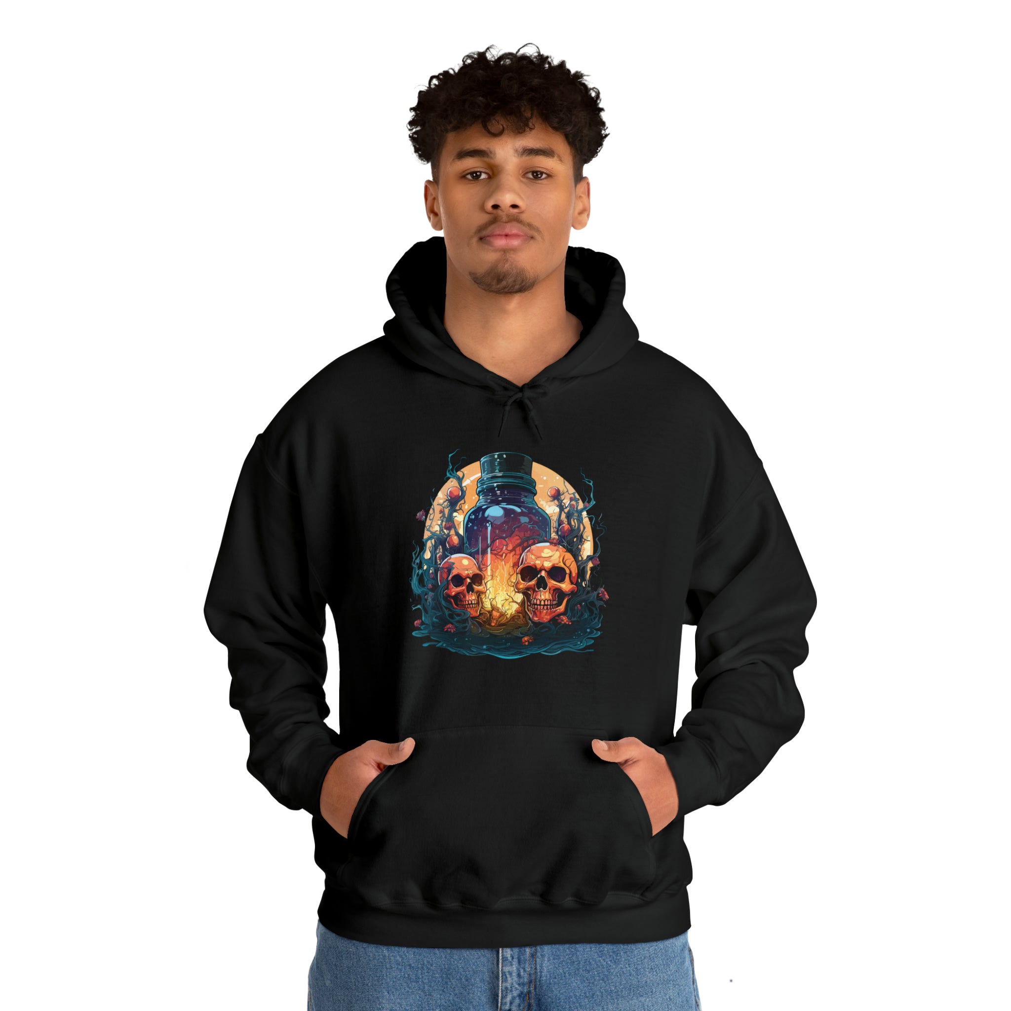 Unisex Magic Potion & Skulls Hoodie   