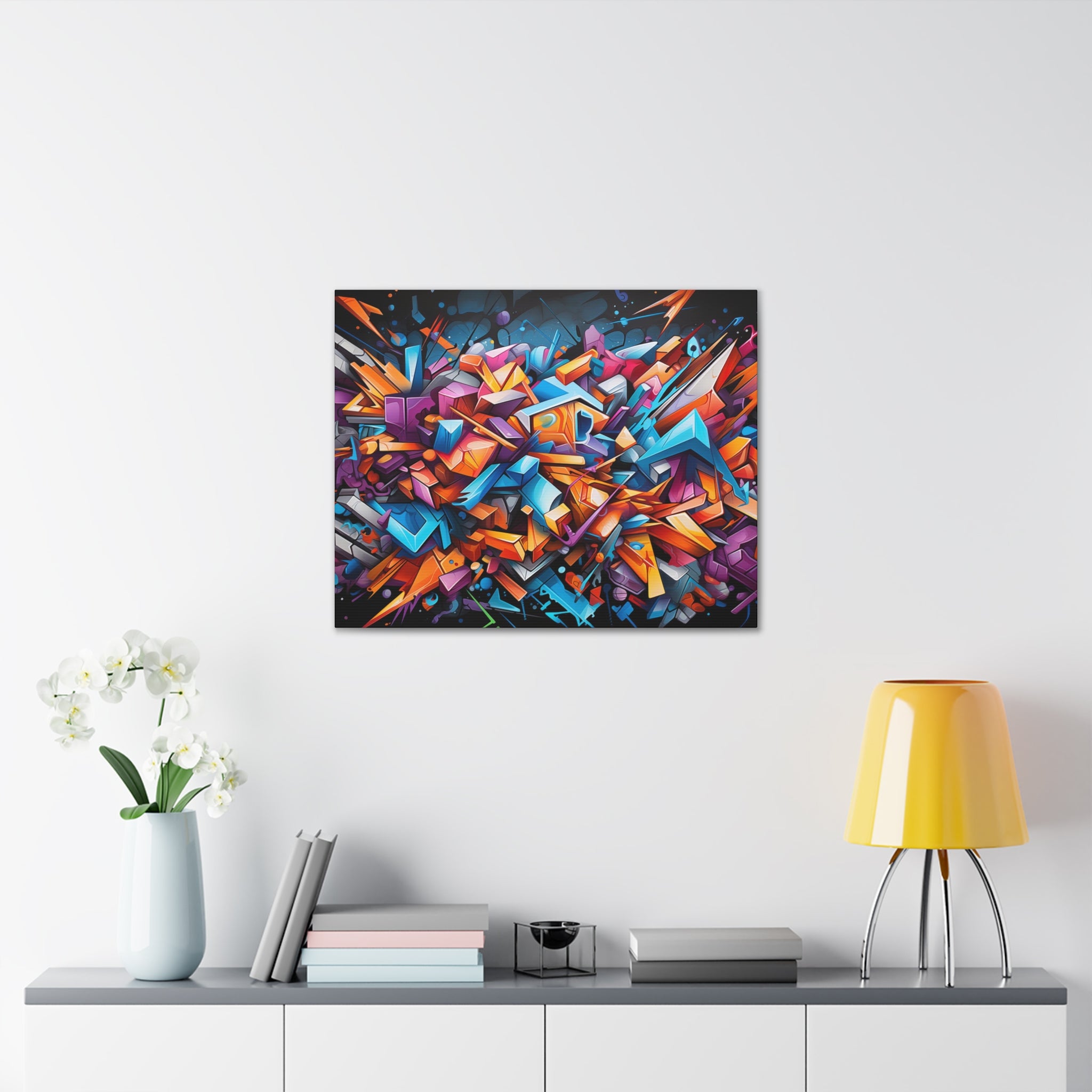 Abstract Graffiti Wall Art   