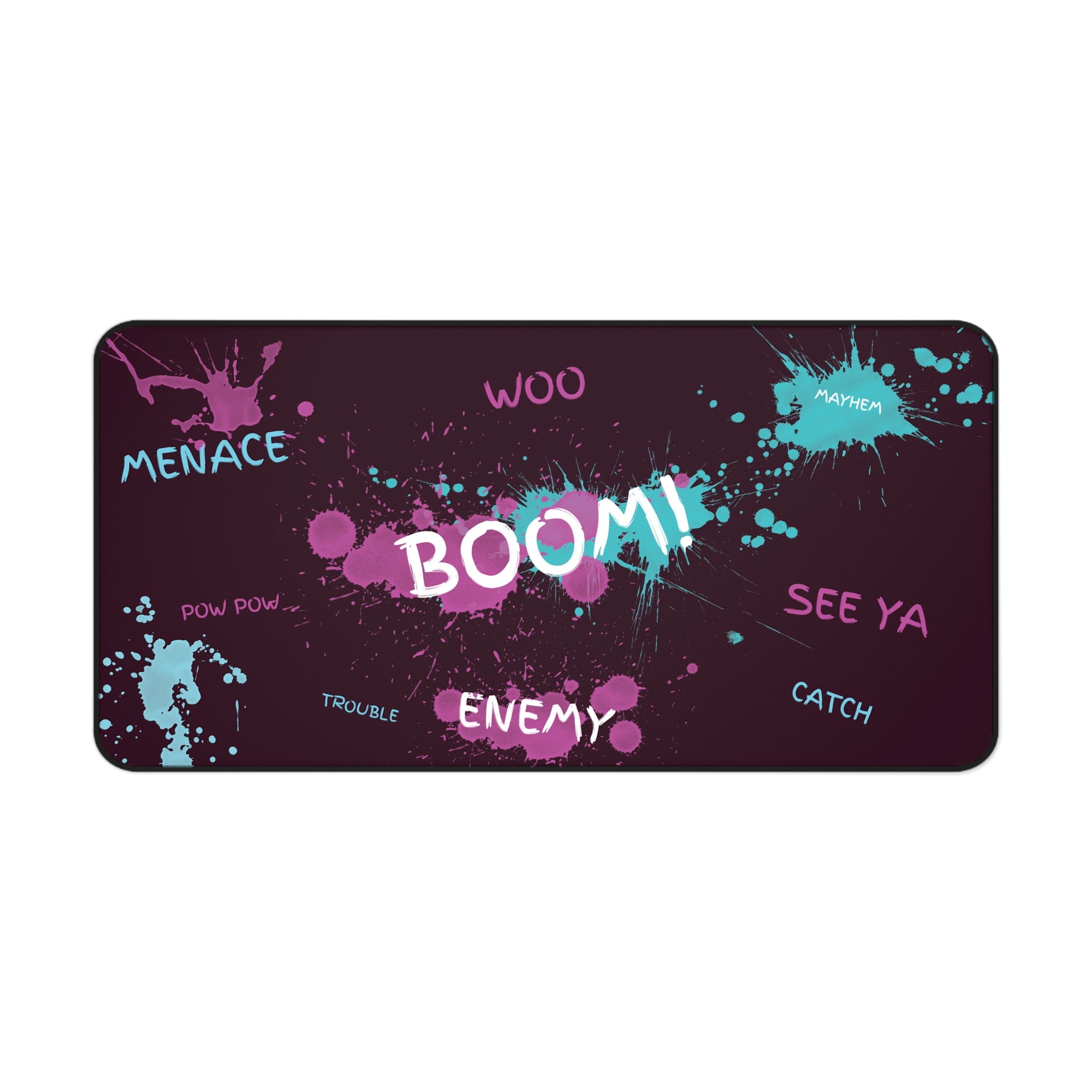 Boom Gaming Inspired Desk Mat 15.5" × 31"  