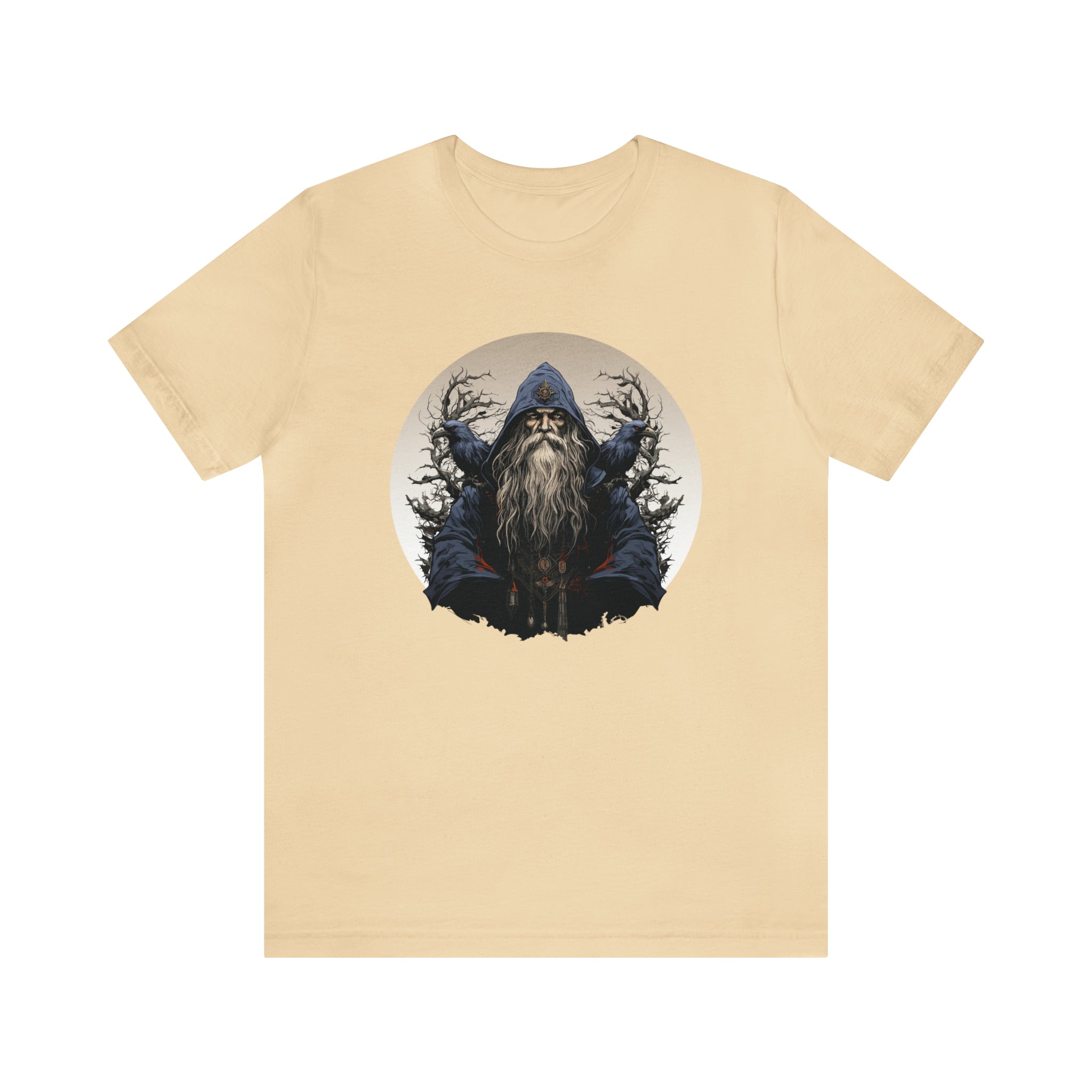 Unisex Odin Ravens T Shirt Soft Cream S 