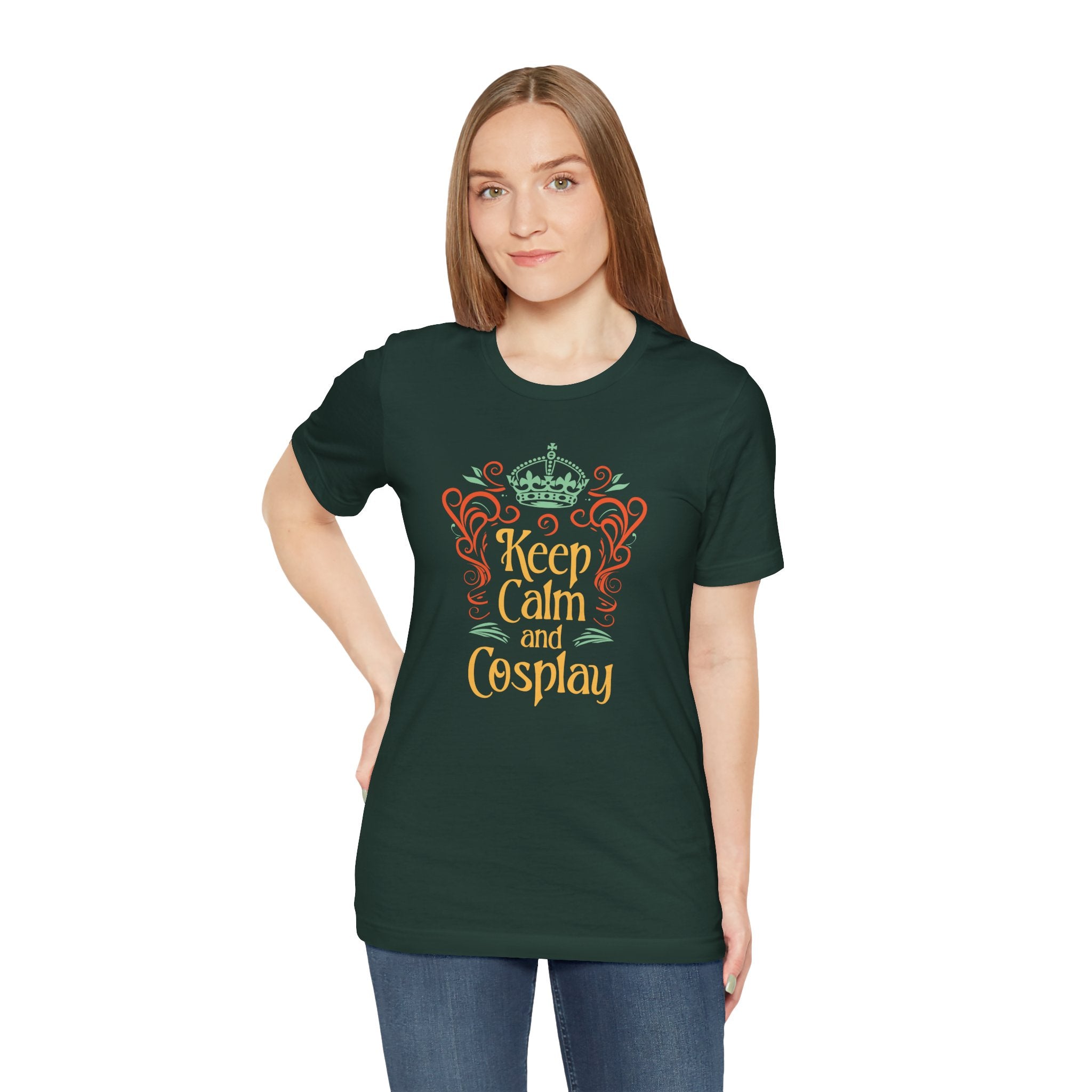 Unisex Keep Calm and Cosplay T Shirt   