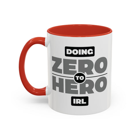 Zero To Hero Coffee Mug 11oz Red