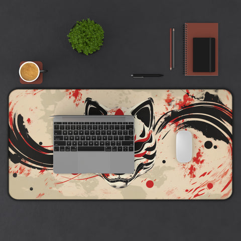 Kitsune Mask Desk Mat   