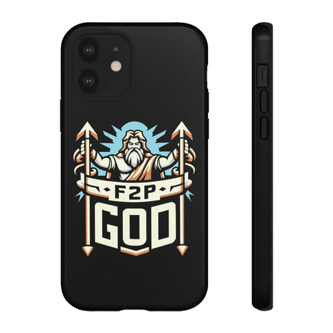 F2P God Phone Case iPhone 12 Glossy 