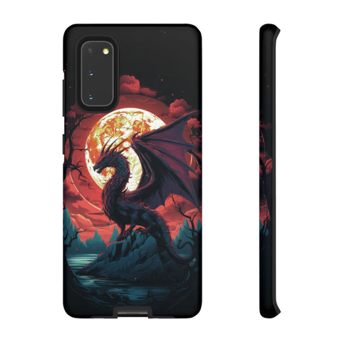 Dragon Fiery Moonlight Phone Case Samsung Galaxy S20 Matte 