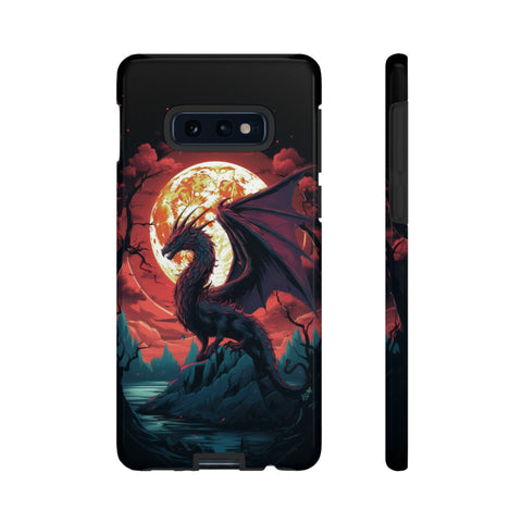 Dragon Fiery Moonlight Phone Case Samsung Galaxy S10E Glossy 