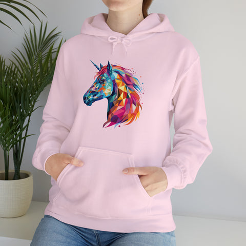 Unisex Crystallized Unicorn Mane Hoodie   