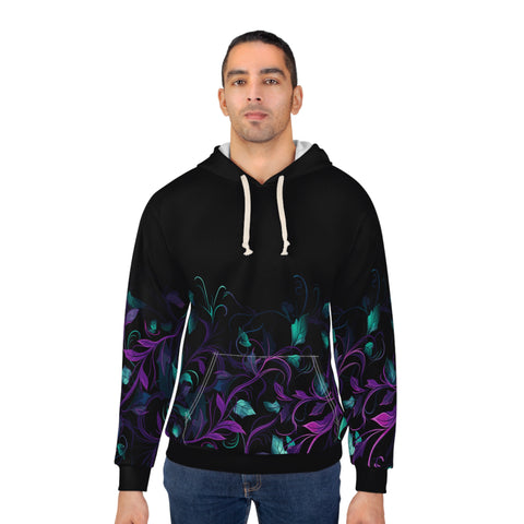 Unisex Vines & Leaves All Over Print Hoodie   