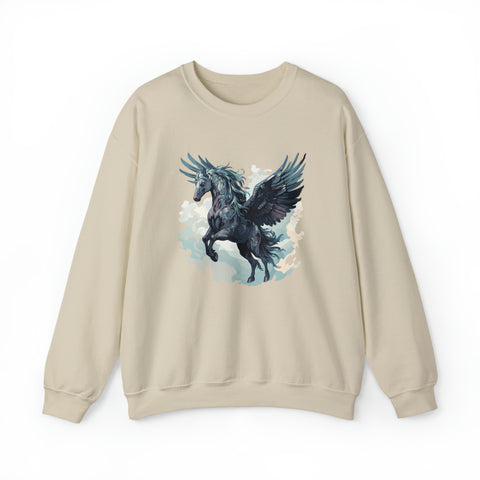 Unisex Majestic Pegasus Sweatshirt S Sand 