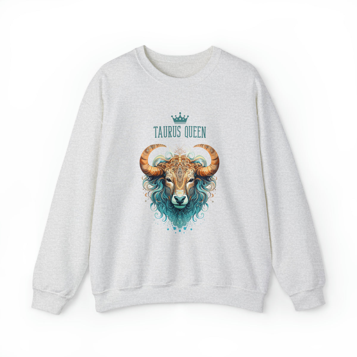 Womens Taurus Queen Sweatshirt S Ash 