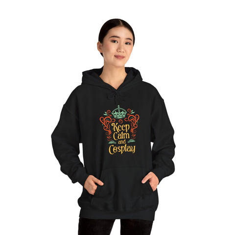 Unisex Keep Calm and Cosplay Hoodie   