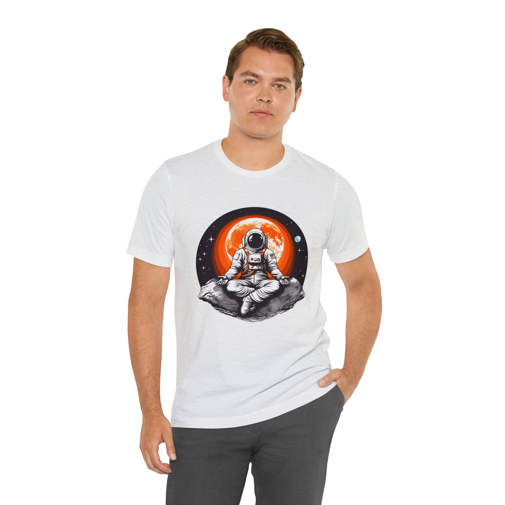 Unisex Meditating Astronaut T Shirt   